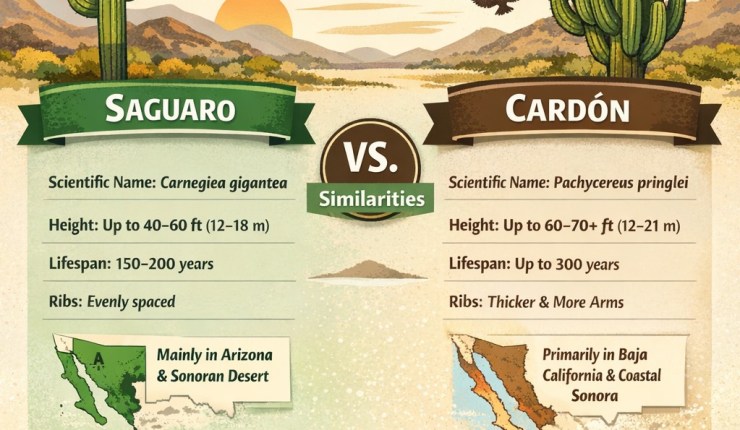 Saguaro vs. Cardón: The Giants of the Sonoran Desert 🌵